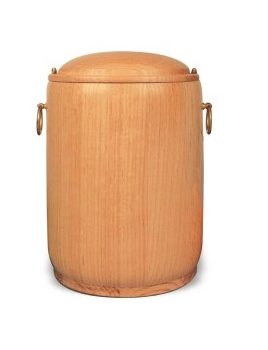 houten urn