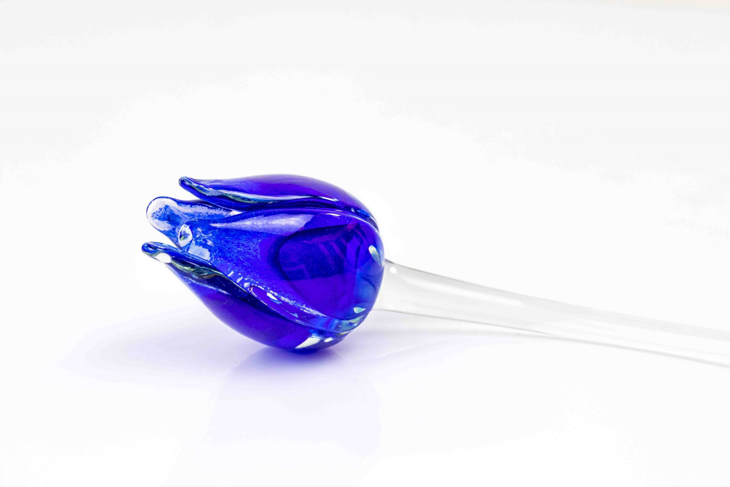 Klacht Woordvoerder Ondeugd Glazen tulp (blauw) - AB Grafstenen