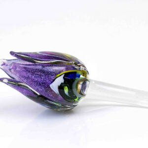 glazen tulp mc paars
