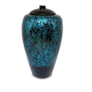 bamboe urn blauw