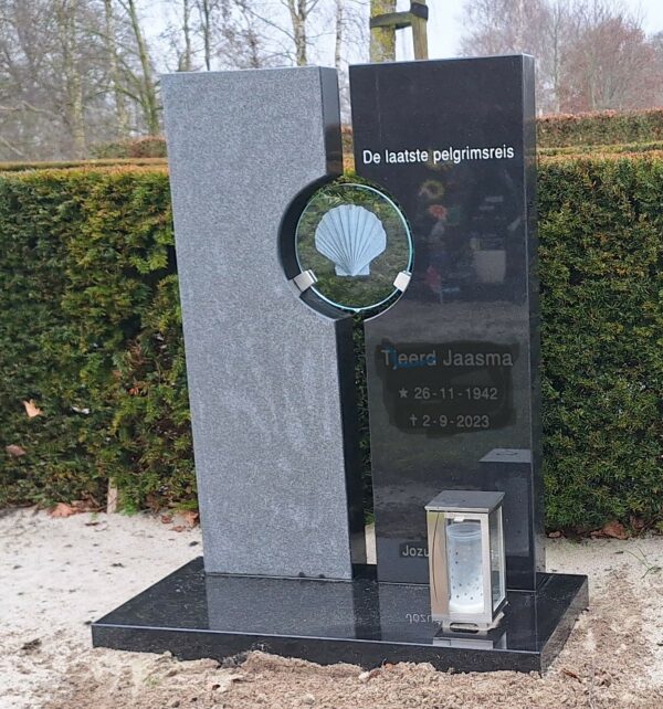 Grafmonument met glas - Image 2